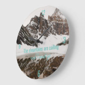 Bergen roepen klok met foto (Hoek)