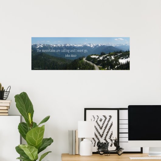 Bergen roepen poster (Thuiskantoor)