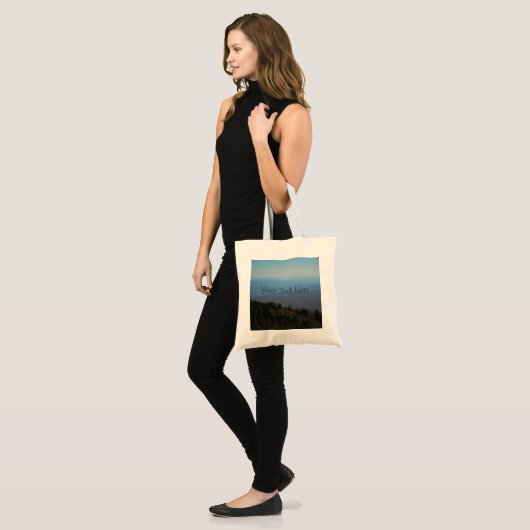bergen roepen tote bag (Voorkant (model))