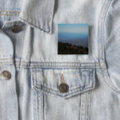 bergen roepen vierkante button 5,1 cm (In situ)