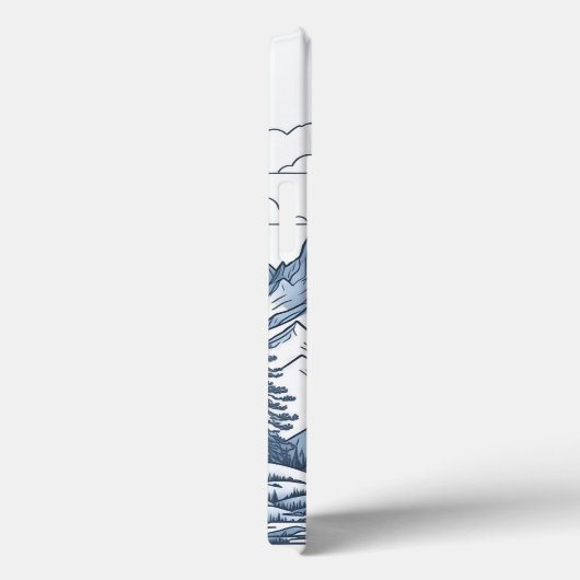 Bergen schetsen Case-Mate iPhone case (Achterkant / Rechts)