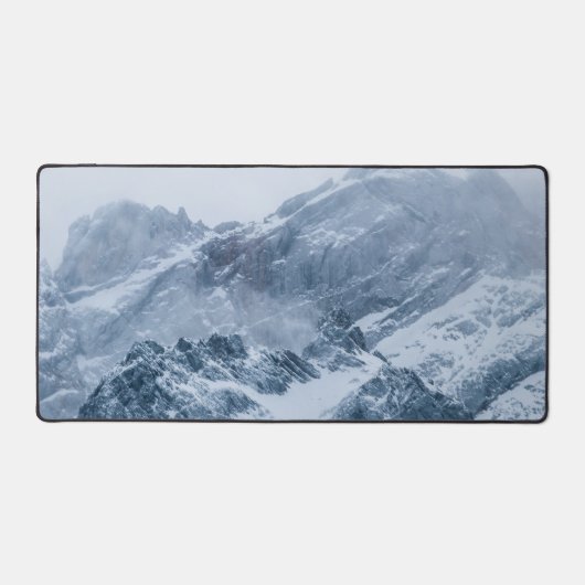 Bergen sneeuw en mist bureaumat (Voorkant)