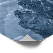 Bergen sneeuw en mist poster (Hoek)