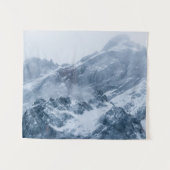 Bergen sneeuw en mist wandkleed (Voorkant (horizontaal))