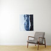 Bergen, sparrenbossen en wolken wandkleed (In situ)