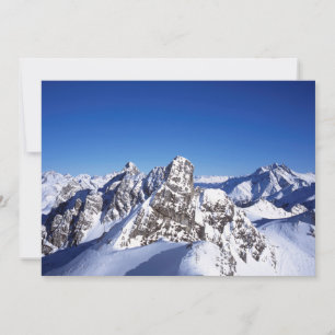 Bergen St Anton Austria Holiday Card Feestdagenkaart