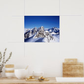 Bergen St Anton Austria Holiday Card Poster (Keuken)