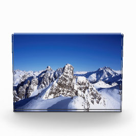 Bergen St Anton Austria Holiday Card Poster Fotoblokken