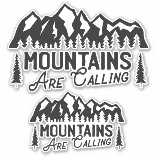 Bergen sticker (Voorkant)