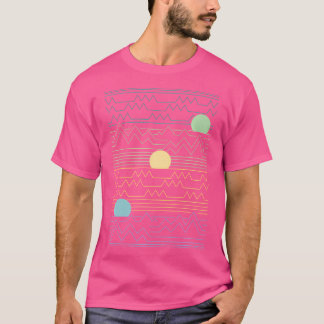 Bergen Sunset Wandelen Outdoor Hiker T-shirt