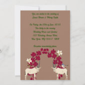 bergen Tent Eyes Cake Rings Animals Weddenschap Kaart (Achterkant)