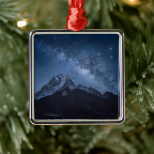 Bergen Thamserku Mountain, Nepal Metalen Ornament