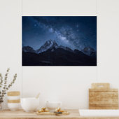 Bergen | Thamserku Mountain, Nepal Poster (Keuken)