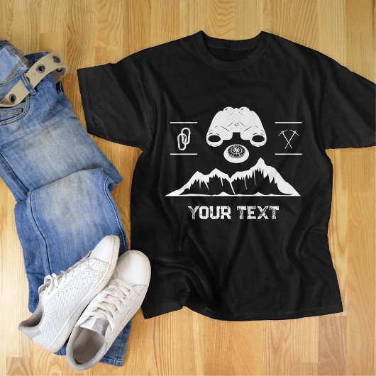 Bergen Trip lover, aangepaste Camping lover T-shirt