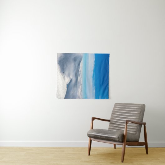 Bergen uit wolken wandkleed (In Situ (horizontaal))