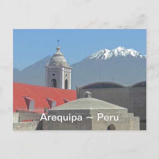 Bergen van Arequired pa Peru Briefkaart (Voorkant)