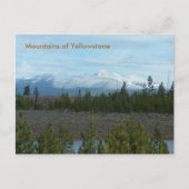 Bergen van Briefkaart Yellowstone (Voorkant)