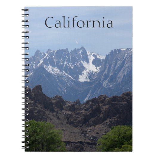 Bergen van Californië Notitieboek (Voorkant)