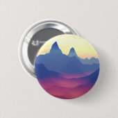 Bergen van een andere wereld ronde button 5,7 cm (Voorkant /achterkant)