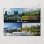 Bergen van het briefkaart Washington (Voorkant)