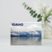 Bergen van het meer briefkaart (Staand voorkant)