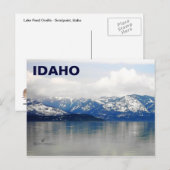 Bergen van het meer briefkaart (Voorkant / Achterkant)