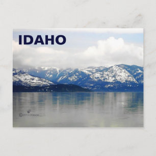 Bergen van het meer briefkaart