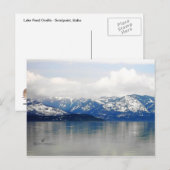Bergen van het meer briefkaart (Voorkant / Achterkant)