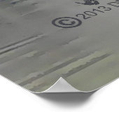 Bergen van het meer poster (Hoek)