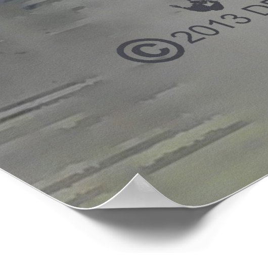 Bergen van het meer poster (Hoek)