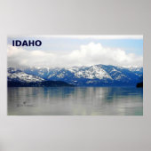 Bergen van het meer poster (Voorkant)