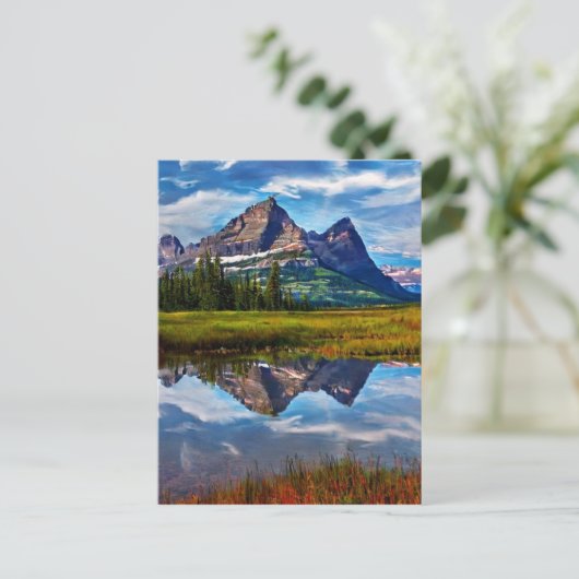 Bergen van het Nationaal Park Glacier Briefkaart (Staand voorkant)