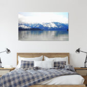 Bergen van het Zee Canvas Afdruk (Insitu (Slaapkamer))