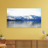 Bergen van het Zee Canvas Afdruk (Insitu (Woonkamer))