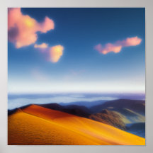 Bergen van het Zee Poster