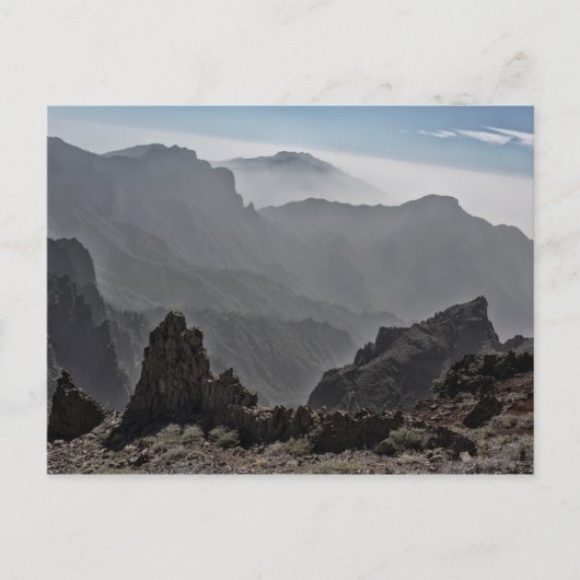Bergen van La Palma Briefkaart (Voorkant)