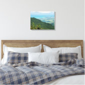 bergen van luquillo over de kust van puerto - rico canvas afdruk (Insitu (Slaapkamer))