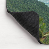 bergen van luquillo over de kust van puerto - rico muismat (Hoek)