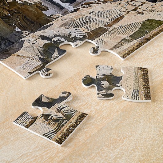 Bergen van Madrid. Legpuzzel (Zijkant)