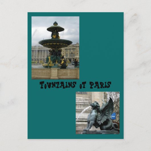 Bergen van Parijs Briefkaart (Voorkant)