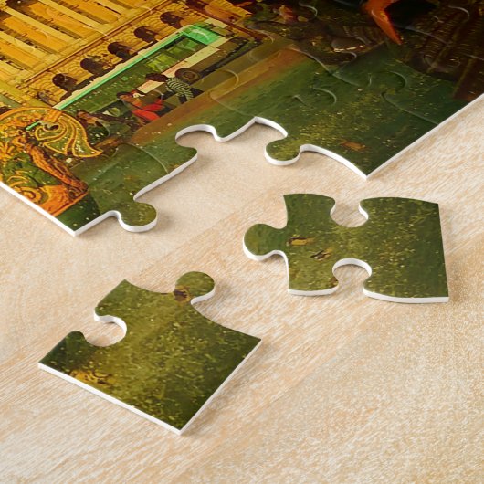 Bergen van Parijs. Legpuzzel (Zijkant)