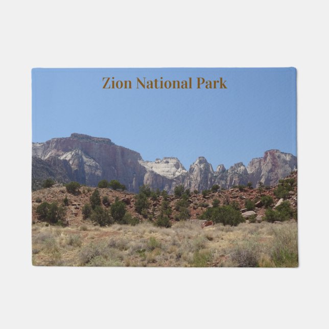 Bergen van Zion National Park Doormat Deurmat (Voorkant)