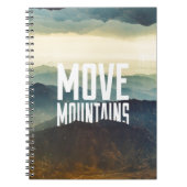 Bergen verplaatsen notitieboek (Voorkant)