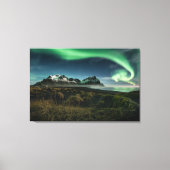 Bergen | Vestrahorngebergte in IJsland Canvas Afdruk (Voorkant)
