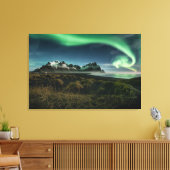 Bergen | Vestrahorngebergte in IJsland Canvas Afdruk (Insitu (Woonkamer))