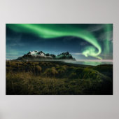 Bergen | Vestrahorngebergte in IJsland Poster (Voorkant)