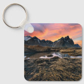 Bergen | Vesturhorn Mountain IJsland Sleutelhanger (Voorkant)