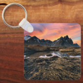 Bergen | Vesturhorn Mountain IJsland Sleutelhanger (Voorkant)