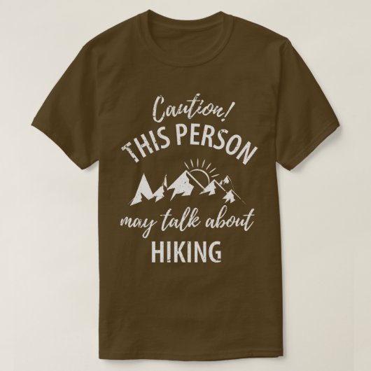 Bergen Wandelen 68 T-shirt (Design voorkant)