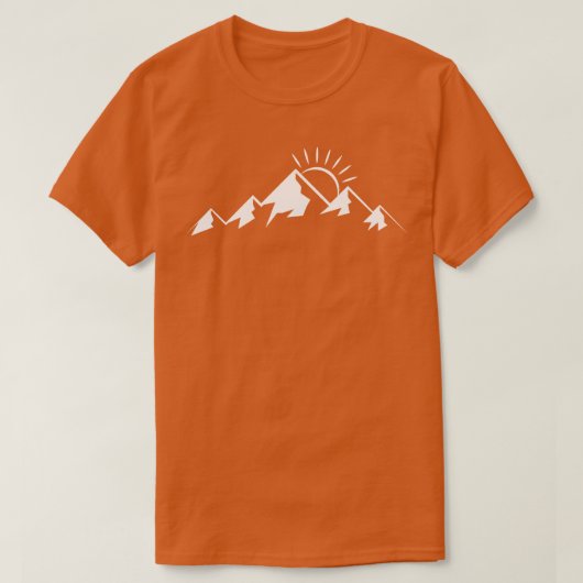 Bergen wandelen 74 t-shirt (Design voorkant)